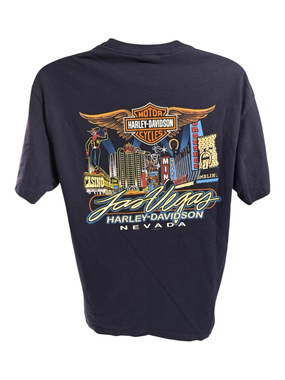 Harley-Davidson Black Short Sleeve Tee Cool Pocket Logo - Picture 3 of 7